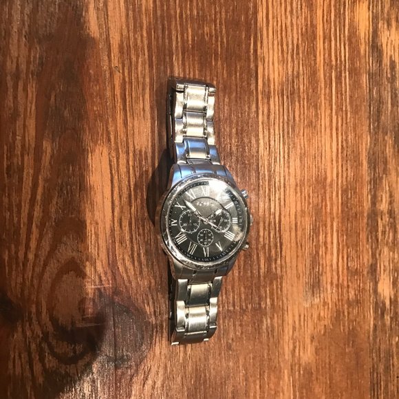 Fossil Flynn Chronograph Stainless Steel Watch - Silver